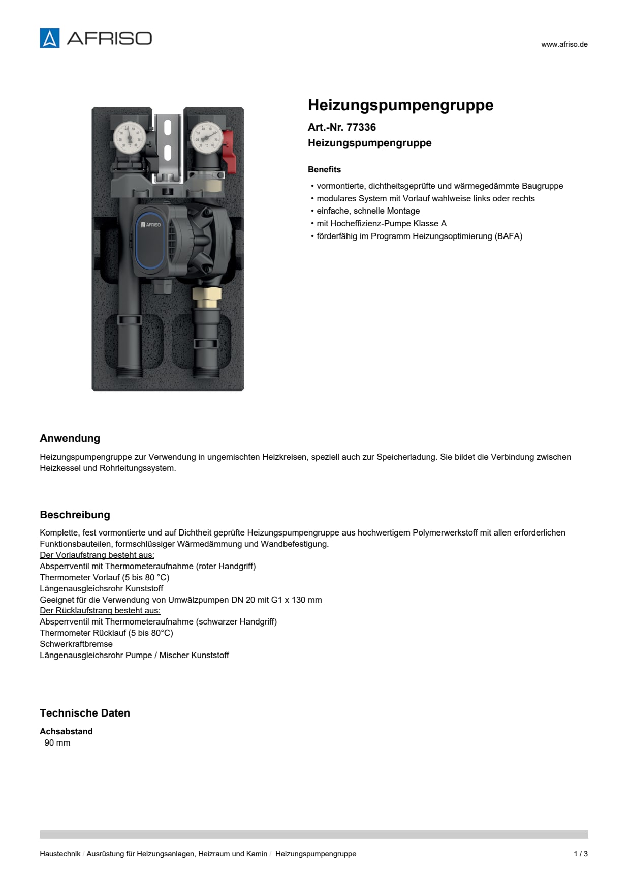 AFRISO_DATENBLATT_HEIZUNGSPUMPENGRUPPE_77336_DEU_CHE.PDF
