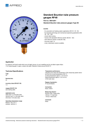 AFRISO_STANDARD-BOURDON-TUBE-PRESSURE-GAUGES-RF40-STANDARD-BOURDON-TUBE-PRESSURE-GAUGES_85014201_ENG_GBR.PDF