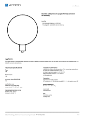 AFRISO_BOURDON-TUBE-PRESSURE-GAUGES-FOR-HIGH-PRESSURE-RF160HDGLY_ENG_GBR.PDF