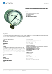 AFRISO_STANDARD-SPRING-DIAPHRAGM-PRESSURE-GAUGES-MF100DIF_ENG_GBR.PDF