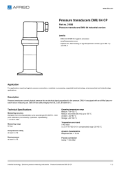 AFRISO_PRESSURE-TRANSDUCERS-DMU-04-CP-PRESSURE-TRANSDUCERS-DMU-04-INDUSTRIAL-VERSION_31695_ENG_GBR.PDF