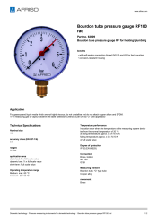 AFRISO_BOURDON-TUBE-PRESSURE-GAUGE-RF100-RAD-BOURDON-TUBE-PRESSURE-GAUGE-RF-FOR-HEATING_63609_ENG_GBR.PDF