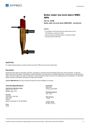 AFRISO_BOILER-WATER-LOW-LEVEL-ALARM-WMS-WP6-BOILER-WATER-LOW-LEVEL-ALARM-WMS-WP6---MECH_42300_ENG_GBR.PDF