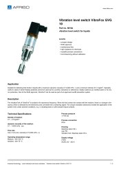 AFRISO_VIBRATION-LEVEL-SWITCH-VIBRAFOX-GVG-10-VIBRATION-LEVEL-SWITCH-FOR-LIQUIDS_56164_ENG_GBR.PDF