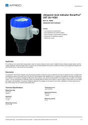 AFRISO_ULTRASONIC-LEVEL-INDICATOR-SONARFOX--UST-20-11O01-ULTRASONIC-LEVEL-INDICATOR_33544_ENG_GBR.PDF