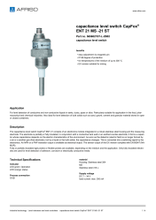 AFRISO_CAPACITANCE-LEVEL-SWITCH-CAPFOX--ENT-21-MS--21-ST-CAPACITANCE-LEVEL-SWITCH_5656021ST-L-2B02_ENG_GBR.PDF