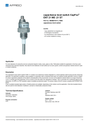 AFRISO_CAPACITANCE-LEVEL-SWITCH-CAPFOX--ENT-21-MS--21-ST-CAPACITANCE-LEVEL-SWITCH_5656021ST-L-1B02_ENG_GBR.PDF