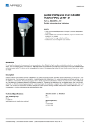 AFRISO_GUIDED-MICROPULSE-LEVEL-INDICATOR-PULSFOX--PMG-20-MF--61-GUIDED-MICROPULSE-LEVEL_5654061O-L-101_ENG_GBR.PDF