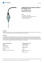 AFRISO_CAPACITANCE-LEVEL-INDICATOR-CAPFOX--EFT-20-MS--22-HT-CAPACITANCE-LEVEL-INDICATOR_5655022HT-L-3B01_ENG_GBR.PDF