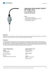 AFRISO_CAPACITANCE-LEVEL-INDICATOR-CAPFOX--EFT-20-MS--22-ST-CAPACITANCE-LEVEL-INDICATOR_5655022ST-L-1B01_ENG_GBR.PDF