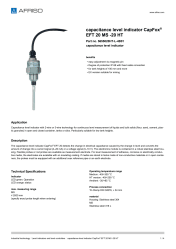 AFRISO_CAPACITANCE-LEVEL-INDICATOR-CAPFOX--EFT-20-MS--20-HT-CAPACITANCE-LEVEL-INDICATOR_5655020HT-L-4B01_ENG_GBR.PDF