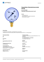 AFRISO_KAPSELFEDER-STANDARDMANOMETER-KP100-KAPSELFEDER-STANDARDMANOMETER-TYP-D3_35118301_DEU_CHE.PDF