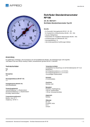 AFRISO_ROHRFEDER-STANDARDMANOMETER-RF100-ROHRFEDER-STANDARDMANOMETER-TYP-D2_85213211_DEU_CHE.PDF