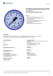 AFRISO_ROHRFEDER-STANDARDMANOMETER-RF40-ROHRFEDER-STANDARDMANOMETER-TYP-D2_85011211_DEU_CHE.PDF