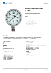 AFRISO_ROHRFEDER-CHEMIEMANOMETER-RF160CH-ROHRFEDER-CHEMIEMANOMETER-TYP-D4_85269402_DEU_CHE.PDF