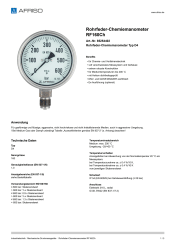 AFRISO_ROHRFEDER-CHEMIEMANOMETER-RF160CH-ROHRFEDER-CHEMIEMANOMETER-TYP-D4_85254402_DEU_CHE.PDF