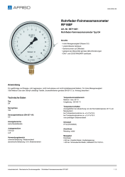 AFRISO_ROHRFEDER-FEINMESSMANOMETER-RF160F-ROHRFEDER-FEINMESSMANOMETER-TYP-D4_85711401_DEU_CHE.PDF