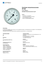 AFRISO_ROHRFEDER-INDUSTRIEMANOMETER-RF100I-ROHRFEDER-INDUSTRIEMANOMETER-TYP-D4_85301411_DEU_CHE.PDF