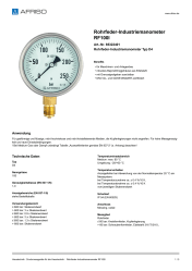 AFRISO_ROHRFEDER-INDUSTRIEMANOMETER-RF100I-ROHRFEDER-INDUSTRIEMANOMETER-TYP-D4_85322401_DEU_CHE.PDF