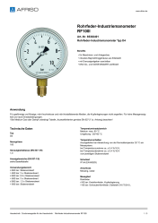 AFRISO_ROHRFEDER-INDUSTRIEMANOMETER-RF100I-ROHRFEDER-INDUSTRIEMANOMETER-TYP-D4_85302401_DEU_CHE.PDF