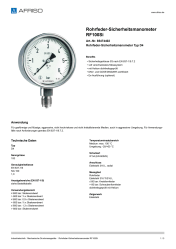 AFRISO_ROHRFEDER-SICHERHEITSMANOMETER-RF100SI-ROHRFEDER-SICHERHEITSMANOMETER-TYP-D4_85474402_DEU_CHE.PDF
