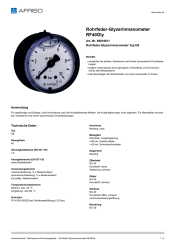 AFRISO_ROHRFEDER-GLYZERINMANOMETER-RF40GLY-ROHRFEDER-GLYZERINMANOMETER-TYP-D6_85016611_DEU_CHE.PDF