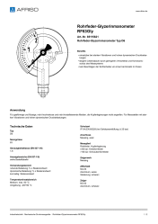 AFRISO_ROHRFEDER-GLYZERINMANOMETER-RF63GLY-ROHRFEDER-GLYZERINMANOMETER-TYP-D6_85115621_DEU_CHE.PDF