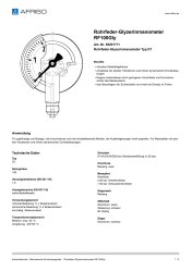 AFRISO_ROHRFEDER-GLYZERINMANOMETER-RF100GLY-ROHRFEDER-GLYZERINMANOMETER-TYP-D7_85201711_DEU_CHE.PDF