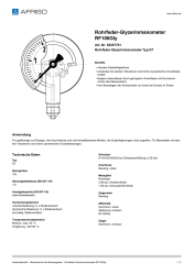 AFRISO_ROHRFEDER-GLYZERINMANOMETER-RF100GLY-ROHRFEDER-GLYZERINMANOMETER-TYP-D7_85207701_DEU_CHE.PDF