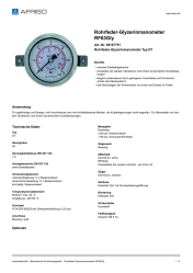 AFRISO_ROHRFEDER-GLYZERINMANOMETER-RF63GLY-ROHRFEDER-GLYZERINMANOMETER-TYP-D7_85107751_DEU_CHE.PDF