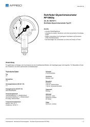 AFRISO_ROHRFEDER-GLYZERINMANOMETER-RF100GLY-ROHRFEDER-GLYZERINMANOMETER-TYP-D7_85218711_DEU_CHE.PDF