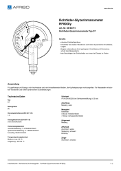 AFRISO_ROHRFEDER-GLYZERINMANOMETER-RF80GLY-ROHRFEDER-GLYZERINMANOMETER-TYP-D7_85165751_DEU_CHE.PDF
