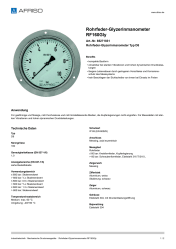 AFRISO_ROHRFEDER-GLYZERINMANOMETER-RF160GLY-ROHRFEDER-GLYZERINMANOMETER-TYP-D8_85271831_DEU_CHE.PDF