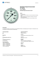 AFRISO_ROHRFEDER-GLYZERINMANOMETER-RF160GLY-ROHRFEDER-GLYZERINMANOMETER-TYP-D8_85260811_DEU_CHE.PDF