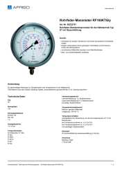 AFRISO_ROHRFEDER-MANOMETER-RF100KTGLY-ROHRFEDER-STANDARDMANOMETER-FUER-DIE-KAELTETECHNI_85232701_DEU_CHE.PDF
