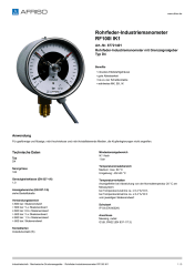 AFRISO_ROHRFEDER-INDUSTRIEMANOMETER-RF100I-IK1-ROHRFEDER-INDUSTRIEMANOMETER-MIT-GRENZSI_87721401_DEU_CHE.PDF