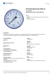 AFRISO_ROHRFEDER-MANOMETER-RF63-AX-ROHRFEDER-MANOMETER-FUER-HEIZUNG-SANITAER_63537_DEU_CHE.PDF