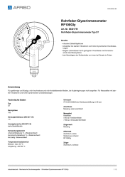 AFRISO_ROHRFEDER-GLYZERINMANOMETER-RF100GLY-ROHRFEDER-GLYZERINMANOMETER-TYP-D7_85301751_DEU_CHE.PDF