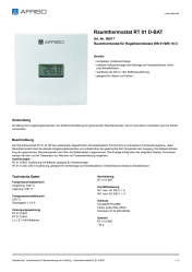 AFRISO_RAUMTHERMOSTAT-RT-01-D-BAT-RAUMTHERMOSTAT-FUER-REGELKLEMMLEISTE-WB-01-WB-10-D_86017_DEU_CHE.PDF