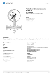 AFRISO_PLATTENFEDER-CHEMIEMANOMETER-PF160CH-PLATTENFEDER-CHEMIEMANOMETER-TYP-D4_85962402_DEU_CHE.PDF