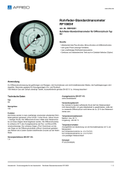AFRISO_ROHRFEDER-STANDARDMANOMETER-RF100DIF-ROHRFEDER-STANDARDMANOMETER-FUER-DIFFERENZD_85618201_DEU_CHE.PDF
