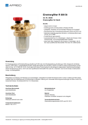 AFRISO_EINSTRANGFILTER-R-500-ST-EINSTRANGFILTER-FUER-HEIZOEL_20283_DEU_CHE.PDF