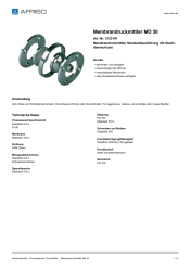 AFRISO_MEMBRANDRUCKMITTLER-MD-30-MEMBRANDRUCKMITTLER-STANDARDAUSFUEHRUNG-MIT-GEWINDEANS_31331W_DEU_CHE.PDF
