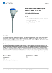 AFRISO_PULS-REFLEX-FUELLSTANDMESSGERAET-PULSFOX--PMG-20-MS--20-PULS-REFLEX-FUELLSTANDME_5654020O-L-101_DEU_CHE.PDF