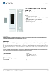 AFRISO_TUER--UND-FENSTERKONTAKT-AMC-20-TUER--UND-FENSTERKONTAKT_61258_DEU_CHE.PDF