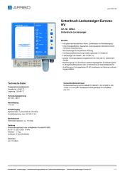 AFRISO_UNTERDRUCK-LECKANZEIGER-EUROVAC-NV-UNTERDRUCK-LECKANZEIGER_43644_DEU_CHE.PDF