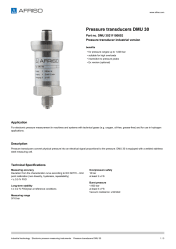 AFRISO_DATA-SHEET_PRESSURE-TRANSDUCERS_DMU-30_DMU-30211150602_ENG_GBR.PDF