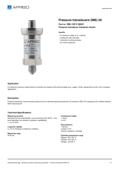 AFRISO_DATA-SHEET_PRESSURE-TRANSDUCERS_DMU-30_DMU-30211190601_ENG_GBR.PDF