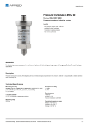 AFRISO_DATA-SHEET_PRESSURE-TRANSDUCERS_DMU-30_DMU-30211160201_ENG_GBR.PDF