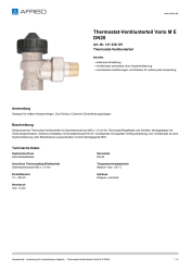 AFRISO_DATENBLATT_THERMOSTAT-VENTILUNTERTEIL_VARIO-M_E-DN20_141-230-101_DEU_CHE.PDF